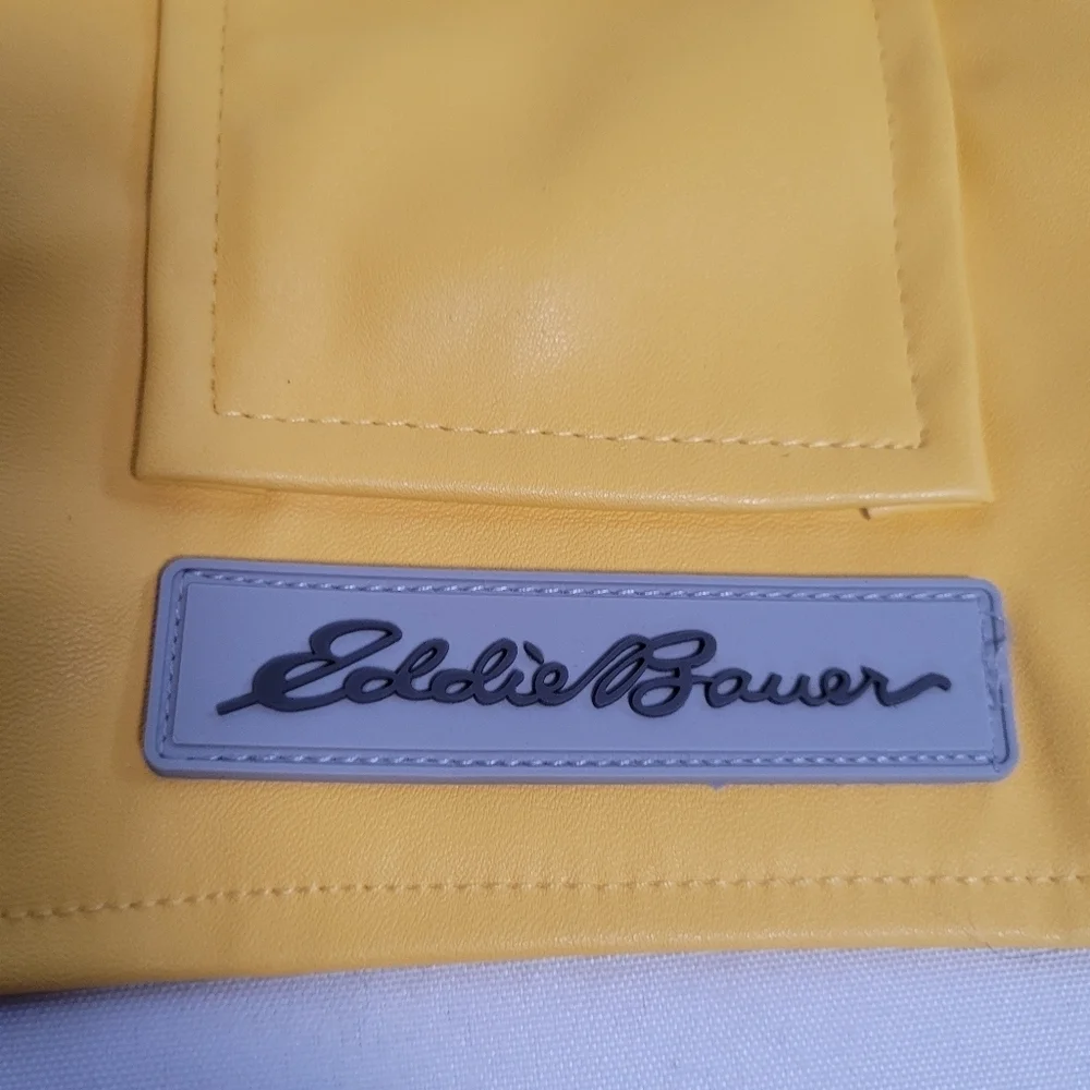 Eddie Bauer Yellow Pet Raincoat NWT Reflective Size Small